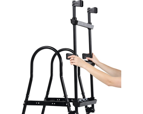 Porte-vélos avec bras de support montés pour le transport de vélos