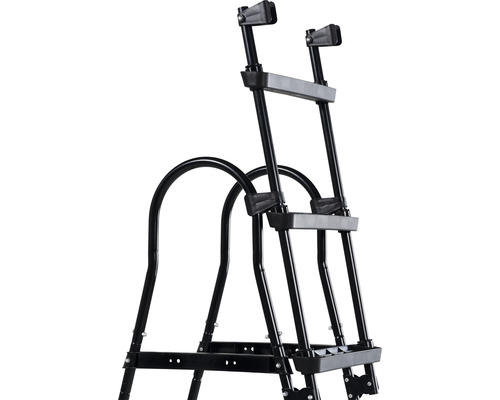 Support mural pour deux vélos