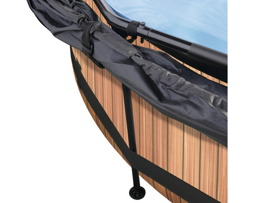 Detailansicht eines Whirlpools mit Abdeckung