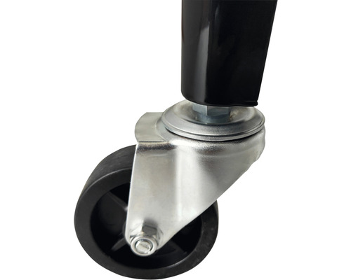 Roue pivotante avec support pour meubles et appareils