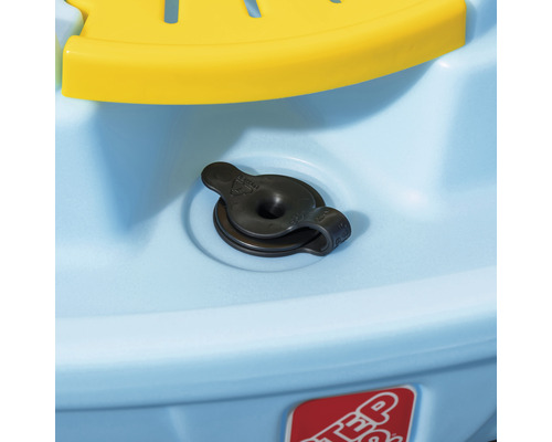 Détail du bouchon de vidange d''une table de jeu pour enfants Step2.