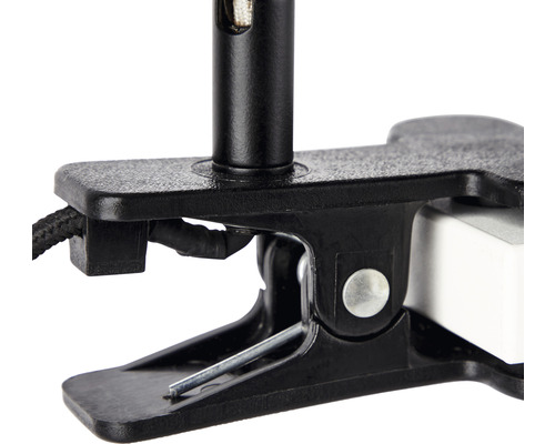 Detailaufnahme einer Krokodilklemme