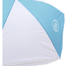 Détail d''un parasol avec le logo AXI