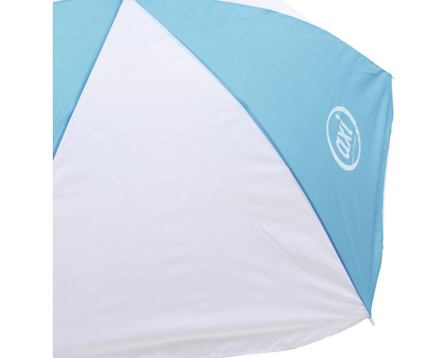 Détail d''un parasol avec le logo AXI