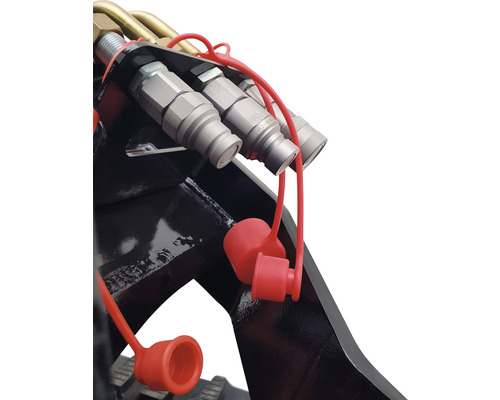 Accouplements hydrauliques avec capuchons de protection