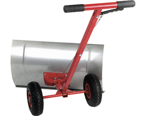 Chasse-neige à roues avec poignée réglable