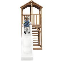 Tour de jeux axi Beach Tower toboggan blanc bois marron