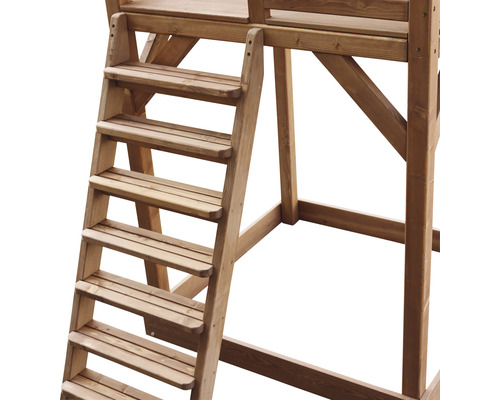 Échelle en bois pour aire de jeux
