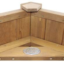 Spielturm axi Beach Tower mit Nestschaukel Holz braun Rutsche grau