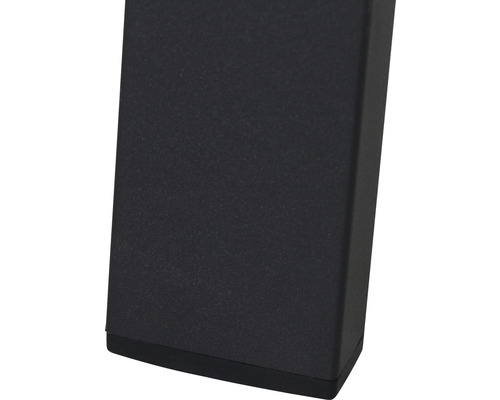 Gros plan sur un pied de table rectangulaire