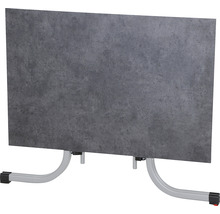 Chauffage mobile infrarouge aspect béton avec pieds