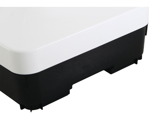 Detailansicht einer Transportbox aus Kunststoff