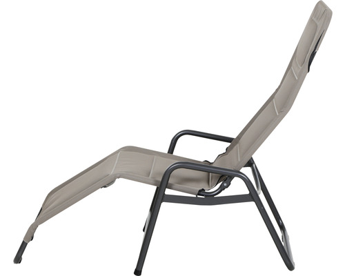 Gartenliege mit Stahlrahmen
