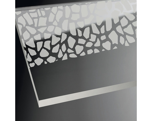 Dekorglas mit Steindekor