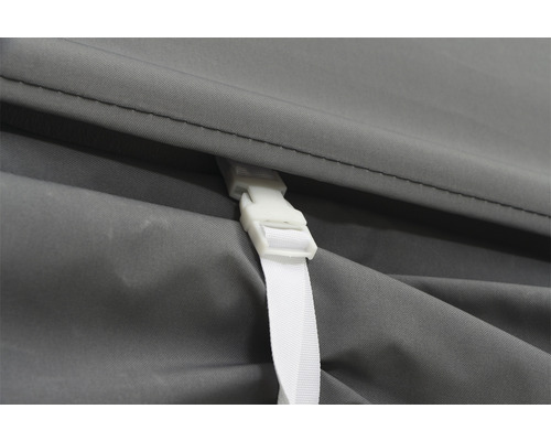 Detail einer Schutzhülle mit Verschluss