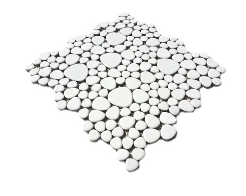 Mosaikfliese mit Kieseloptik