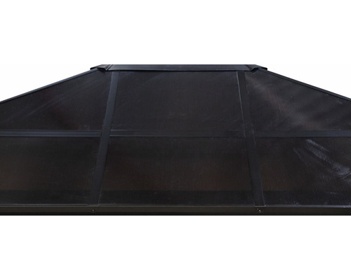 Vue détaillée du toit d''une serre