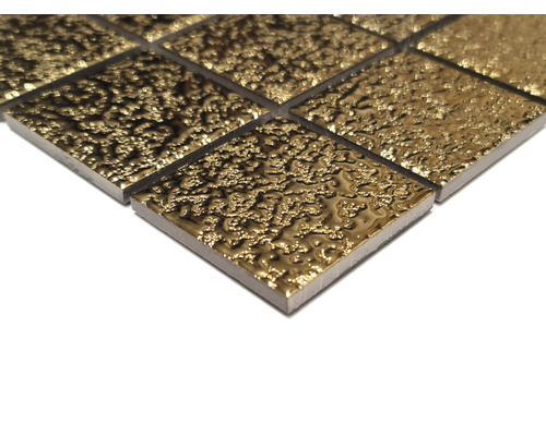 Mosaikfliese aus Glas mit unebener Oberfläche