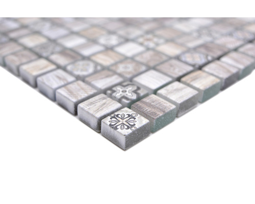Mosaïque avec motifs floraux