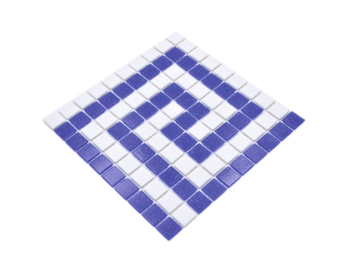 Quadratische Mosaikfliese mit Muster