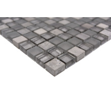 Mosaikfliese aus Stein und Glas