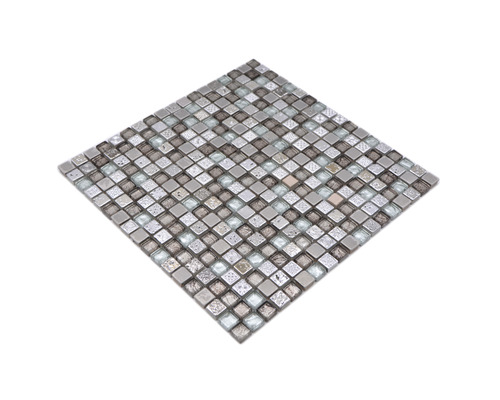 Mosaikfliese mit quadratischen Steinen