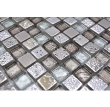 Nahaufnahme eines Mosaiks aus Glasfliesen