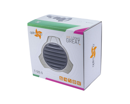 Verpackung für OptimAIRo T-125 S Lüfter