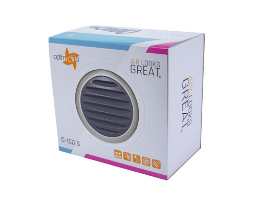 Verpackung einer Optima Aero C-150 S Lüftungsanlage