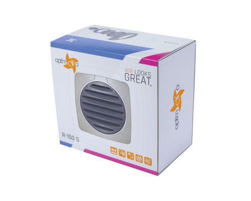 Verpackung eines Optimo Lüfters