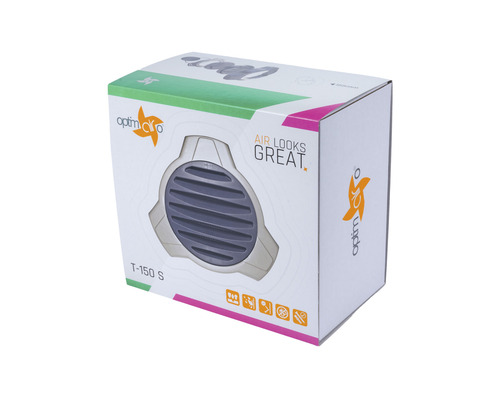 Verpackung eines OptimAir T-150 S Lüfters