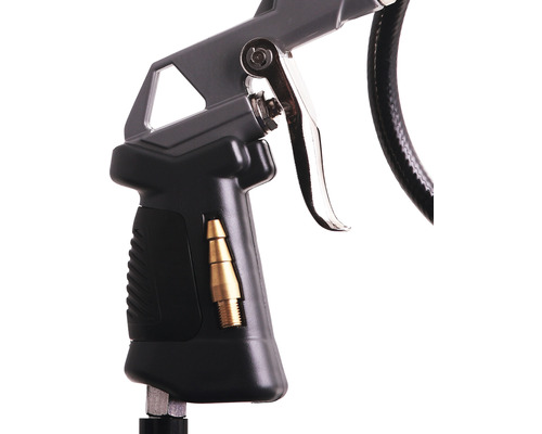 Druckluftpistole aus Metall mit Schlauch
