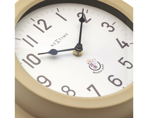 Nextime Wanduhr mit Wetterschutz