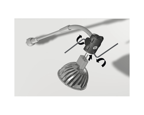 Instructions pour insérer une lampe dans un luminaire