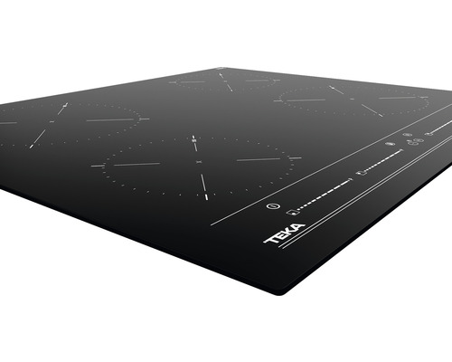 Induktionskochfeld mit vier Kochzonen und Teka Logo