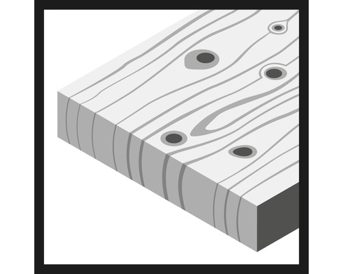 Holzbrett mit Astlöchern