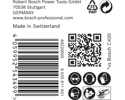 Informations sur le produit et mesures de sécurité de Bosch