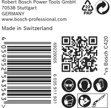 Feuille abrasive pour ponceuse excentrique Bosch, Ø225 mm, granulométrie 80, 19 trous, 25 pièces-thumb-4