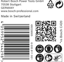 Schleifscheibe für Exzenterschleifer Bosch, Ø125 mm, Korn 240, Ungelocht, 50 Stück