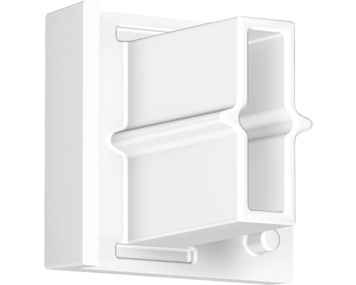 Kunststoffhalterung zur Befestigung von Bauplatten