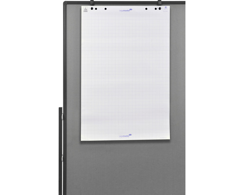 Flipchart mit Papierblock und Raster