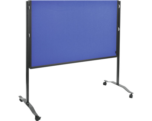 Cloison mobile avec revêtement en tissu