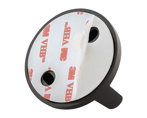 Patère ronde à coller au mur avec surface adhésive