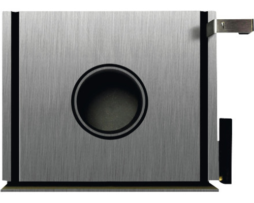 Puits de lumière carré en métal avec ouverture ronde