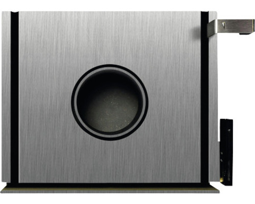 Boîte aux lettres en acier inoxydable avec ouverture ronde