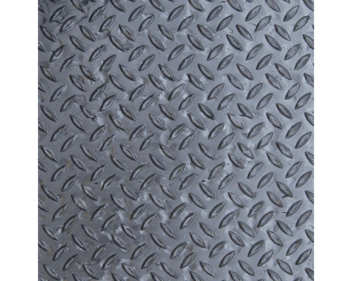 Plaque métallique avec motif de tôle gaufrée