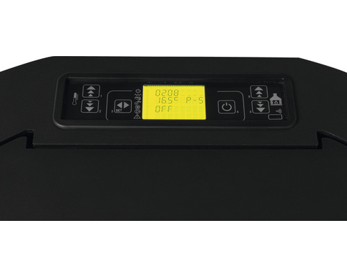 Bedienfeld eines Ofens mit digitaler Anzeige