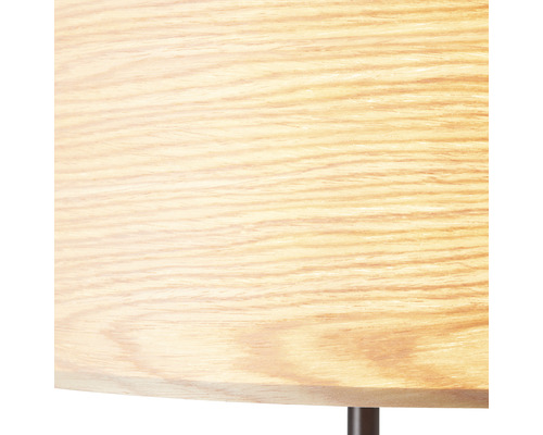 Nahaufnahme des Lampenschirms aus Holz