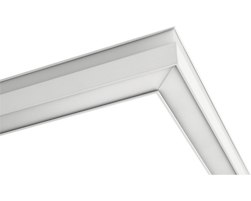 Détail d''une moulure décorative blanche