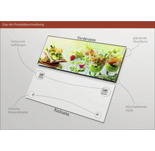 Glasbild Vegetable bowl l 50x125 cm